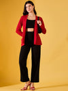 Femea Women Front Open Shrug