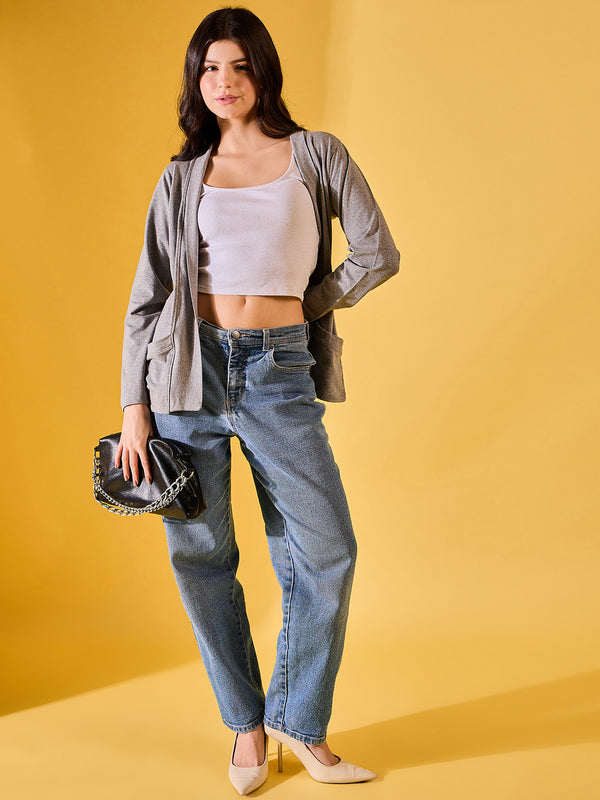 Femea Women Front Open Shrug