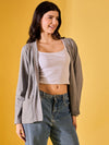 Femea Women Front Open Shrug