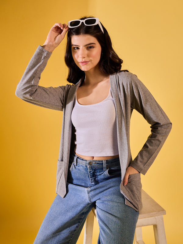 Femea Women Front Open Shrug
