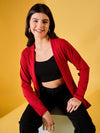 Femea Women Front Open Shrug