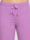 FEMEA Women Solid Wide Leg Track Pants