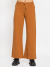 FEMEA Women Solid Wide Leg Track Pants