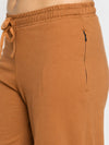 FEMEA Women Solid Wide Leg Track Pants