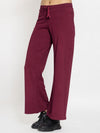 FEMEA Women Solid Wide Leg Track Pants