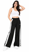 Femea Women's Side Panel Wide Leg Track Pants-1333
