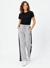 Femea Women's Side Panel Wide Leg Track Pants-1333
