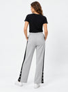 Femea Women's Side Panel Wide Leg Track Pants-1333
