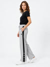 Femea Women's Side Panel Wide Leg Track Pants-1333