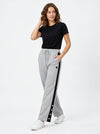 Femea Women's Side Panel Wide Leg Track Pants-1333