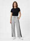 Femea Women's Side Panel Wide Leg Track Pants-1333
