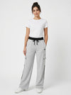 Femea Women’s Casual Cargo Track Pants with Side Stripes & Drawstring Waist