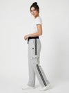 Femea Women’s Casual Cargo Track Pants with Side Stripes & Drawstring Waist