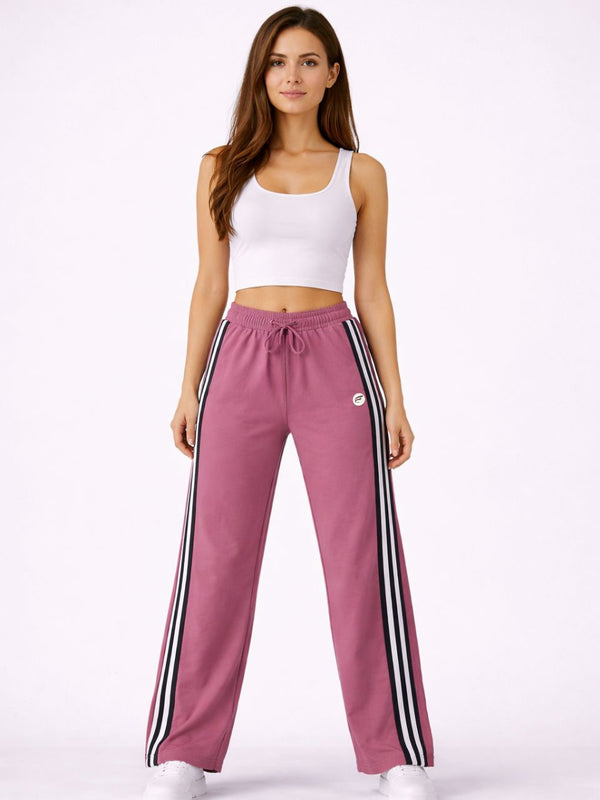 Femea Women’s Casual Track Pants with Side Stripe