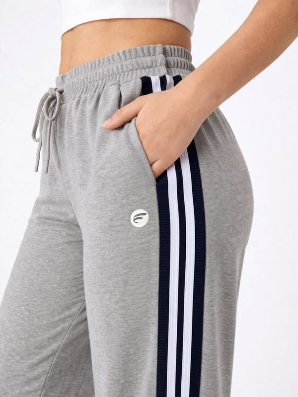Femea Women’s Casual Track Pants with Side Stripe