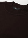 Men Round Neck Solid Pullover
