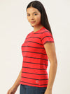 FEMEA Horizontally Striped T-shirt