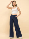 Femea Women Black Jeans style Track Pants