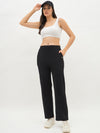Femea Women Flared Fit Regular Track Pant