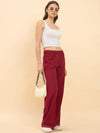 Femea Women Black Jeans style Track Pants