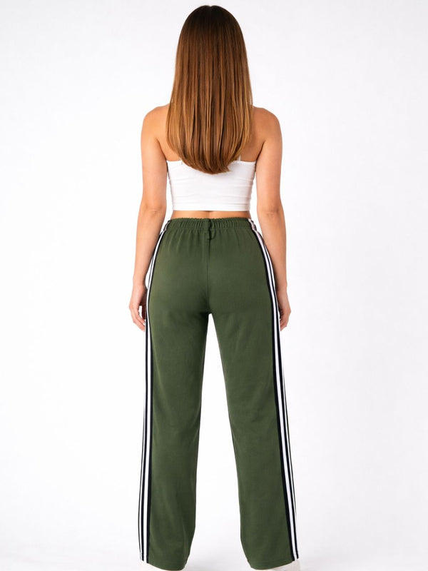 Femea Women’s Casual Track Pants with Side Stripe