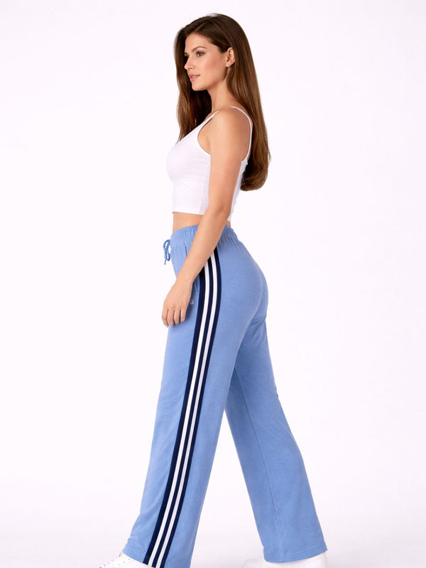 Femea Women’s Casual Track Pants with Side Stripe