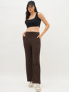 Femea Women Flared Fit Regular Track Pant