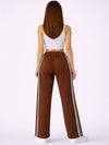 Femea Women’s Casual Track Pants with Side Stripe