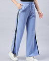 FEMEA Side Stripe Wide Leg Track Pants