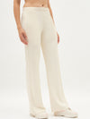 Femea Women Ribbed Polyester Lycra Straight Fit Track Pants