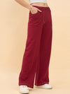 Femea Women Black Jeans style Track Pants