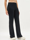 Femea Women Ribbed Polyester Lycra Straight Fit Track Pants
