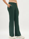 Femea Women Ribbed Polyester Lycra Straight Fit Track Pants