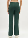 Femea Women Ribbed Polyester Lycra Straight Fit Track Pants