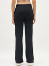 Femea Women Ribbed Polyester Lycra Straight Fit Track Pants