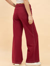 Femea Women Black Jeans style Track Pants