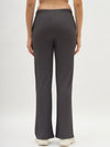 Femea Women Ribbed Polyester Lycra Straight Fit Track Pants