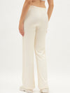Femea Women Ribbed Polyester Lycra Straight Fit Track Pants