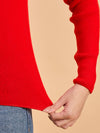 RVK Women Solid Acrylic High Neck Sweater