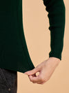 RVK Women Solid Acrylic High Neck Sweater