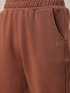Femea Women Mock Collar Fleece Drop shoulder Track Suit