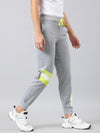 FEMEA Women  Colourblocked Cotton Joggers