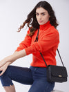 RVK Women Ribbed Acrylic Pullover Sweater