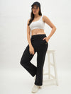Femea Women Flared Fit Regular Track Pant