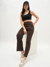 Femea Women Flared Fit Regular Track Pant