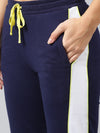 FEMEA Women  Colourblocked Cotton Joggers