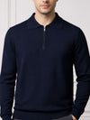 RVK Men’s Premium Quarter-Zip Knit Sweater