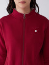 FEMEA Women Fleece Solid Sweatshirt