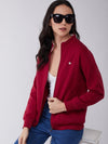 FEMEA Women Fleece Solid Sweatshirt