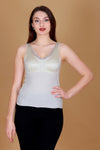 New Satin Brushed Aloe Vera Thermal Vest Outer Lace Women Inner wear